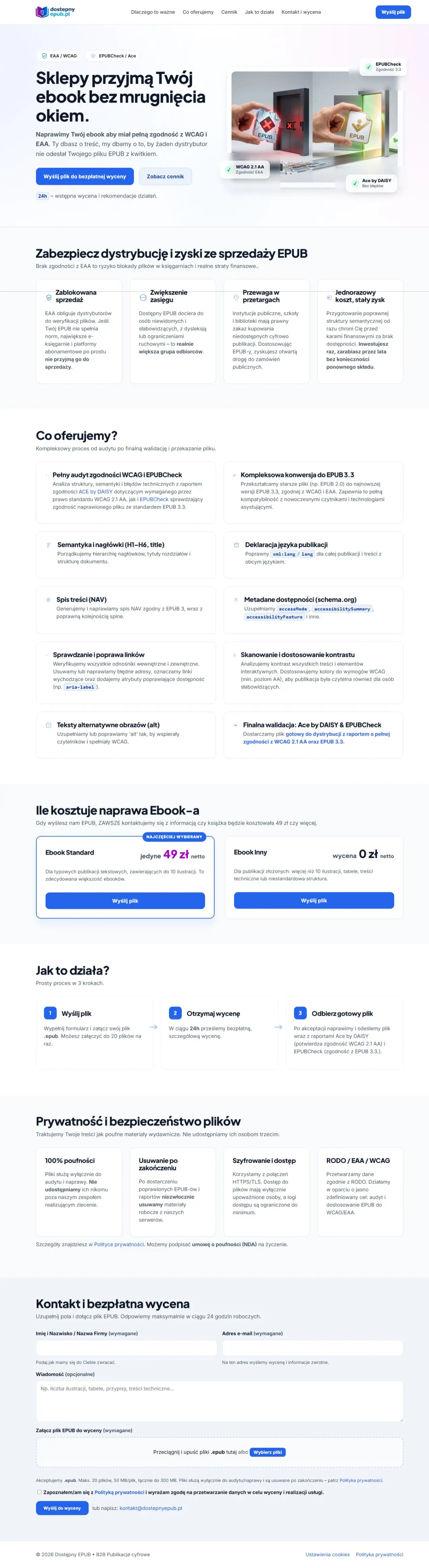 Dostepnyepub.pl Desktop